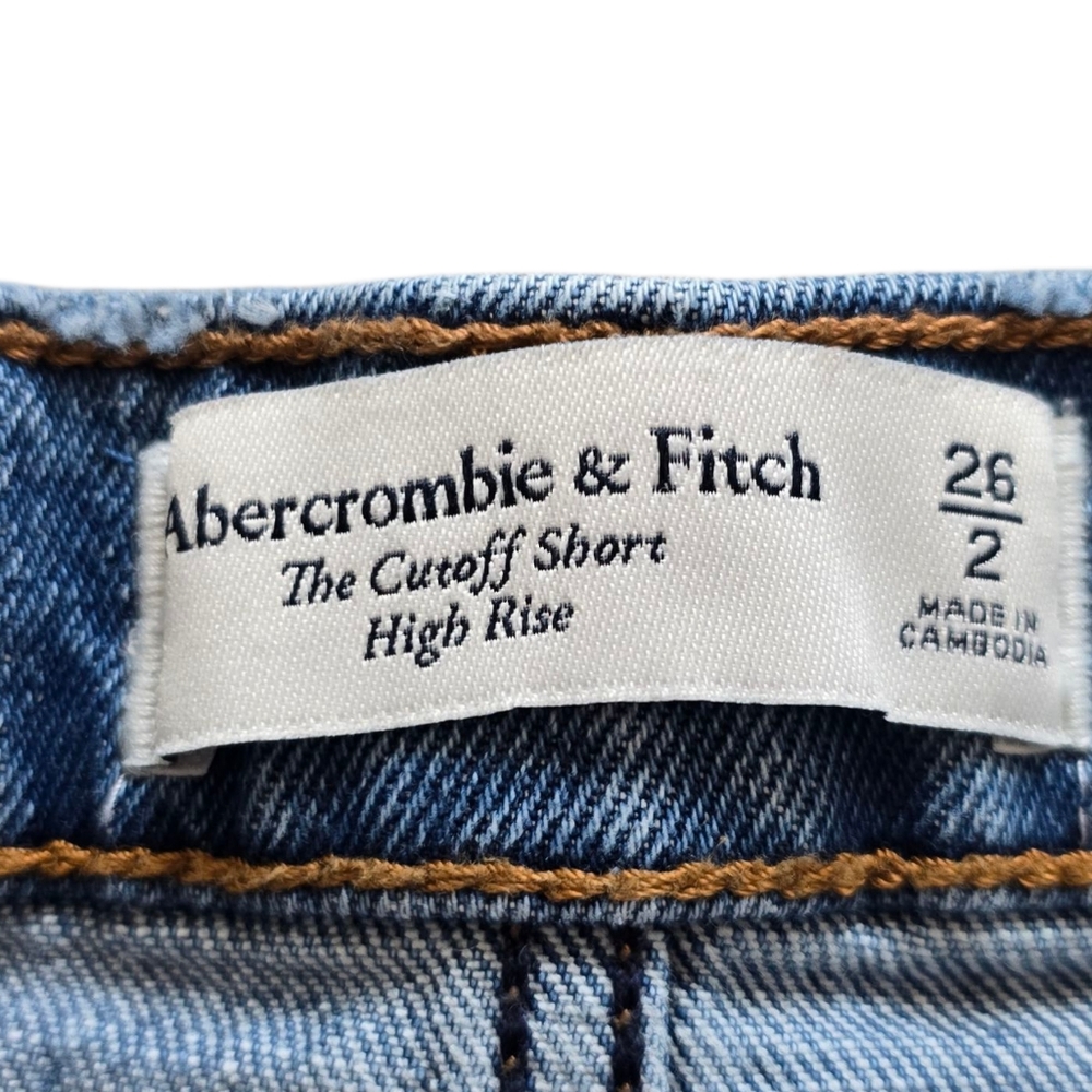 Ambercrobie & Fitch Women's High-Rise Cutoff Short Size 2 - Picture 4 of 5